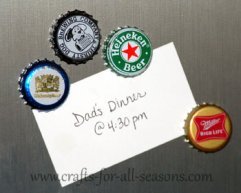 bottle cap magnets