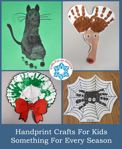 135+ Kids Handprint Art Projects & Crafts for All Seasons for All