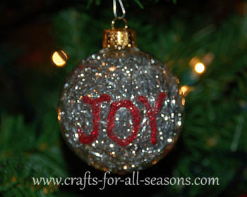 Tinsel Filled Ornament