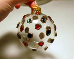 sparkling gem ornament