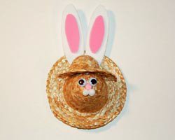 Easter bunny pin