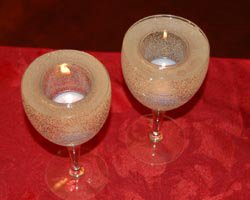 gel wax candle holders