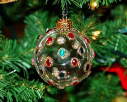 sparkling gem ornament